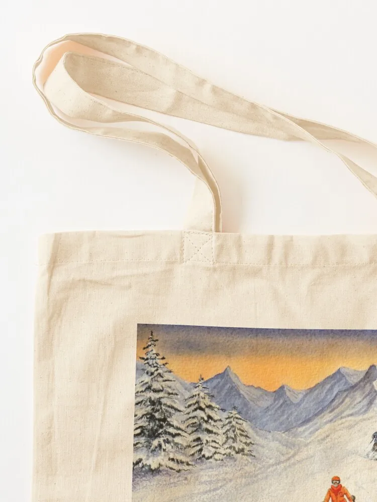 التزلج الأسرة على المنحدرات حمل حقيبة حقائب نسائية حمل حقيبة امرأة حقيبة تسوق حقيبة تسوق