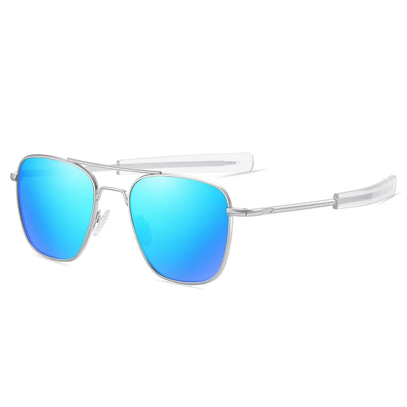 Klassische polarisierte Design-Sonnenbrille für Herren, 2025, Vintage-Pilot-Fahrsonnenbrille, blendfreie Sonnenbrille für Herren, Gafas de Sol Homme
