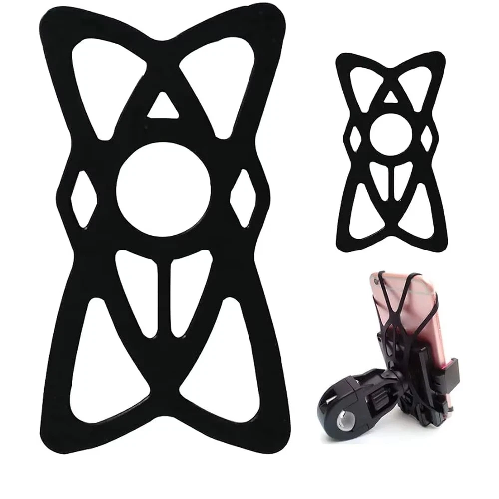 

Silicone Mobile Phone Holder Fix Belt Rubber Band Bicycle Mobile Phone Mount Anti-Slip Motorcycle Phone Mount Motorcycle