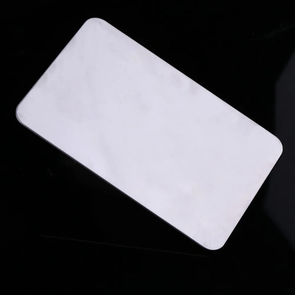 2pcs Small Size Makeup Mixing Palette Rectangle Comes with Spatula Cosmetic Color Mixing Tool Durable & Easy to Clean