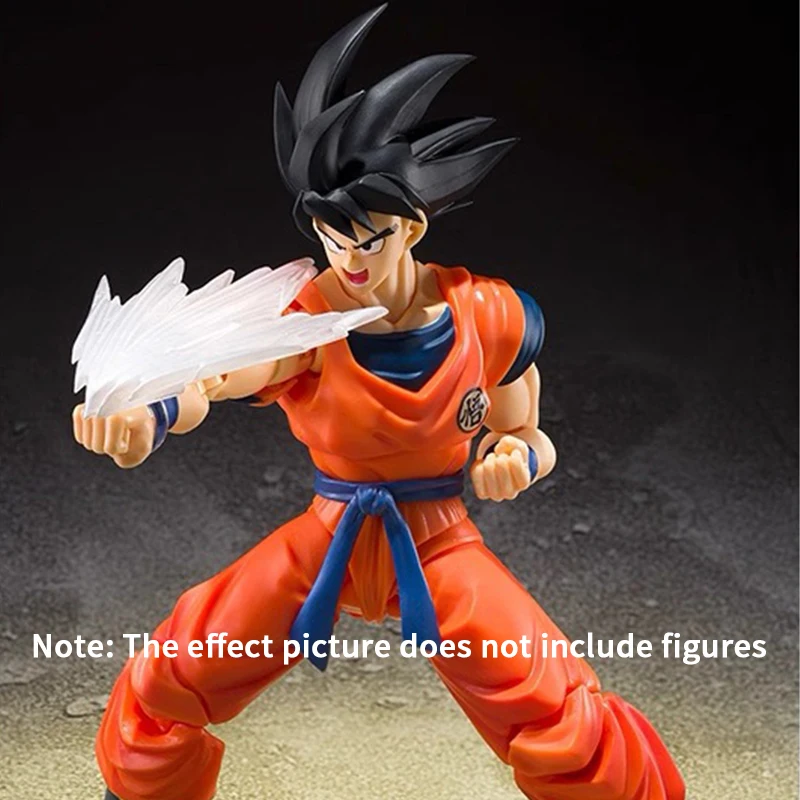 Ac Factory Ac Toys Dragon Ball Effect Series S.H.F Effect Piece Blue Ver. الإصدار الأبيض. ألعاب مجسمة لشخصيات الرسوم المتحركة كو