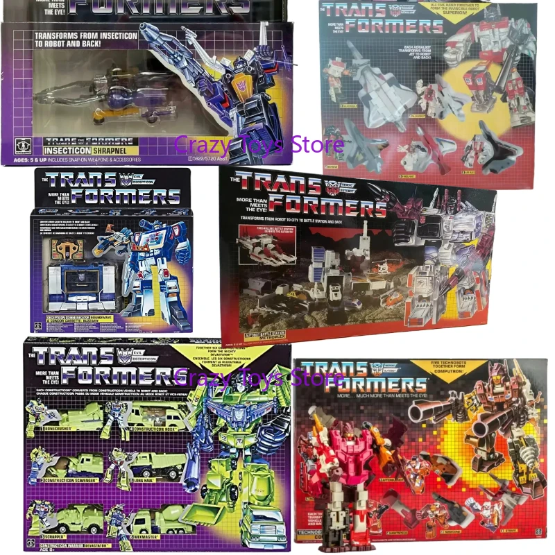 In Stock Transformation Toys G1 Reissue KO OP Prime Menasor Wheeljack Grimlock Shockwave Insections Action Figure Toy Gift.