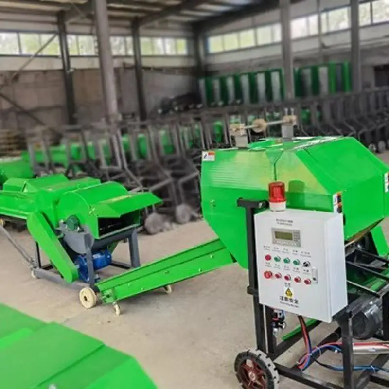 Longmiao High Capacity PLC Controlled Square Baler with Motor for Multiple Applications High Safety Level