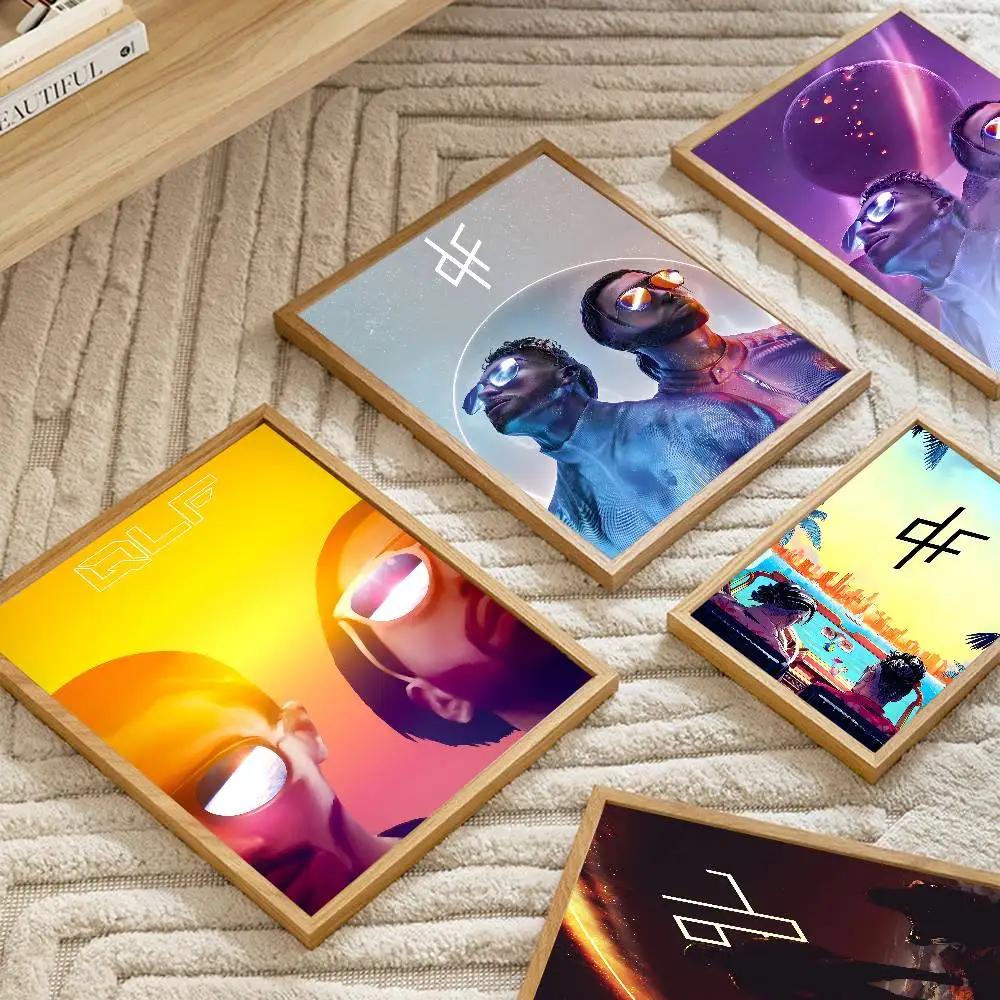PNL QLF rapper singer Whitepaper Poster Waterproof Paper Sticker Coffee House Bar Aesthetic Art Wall Painting