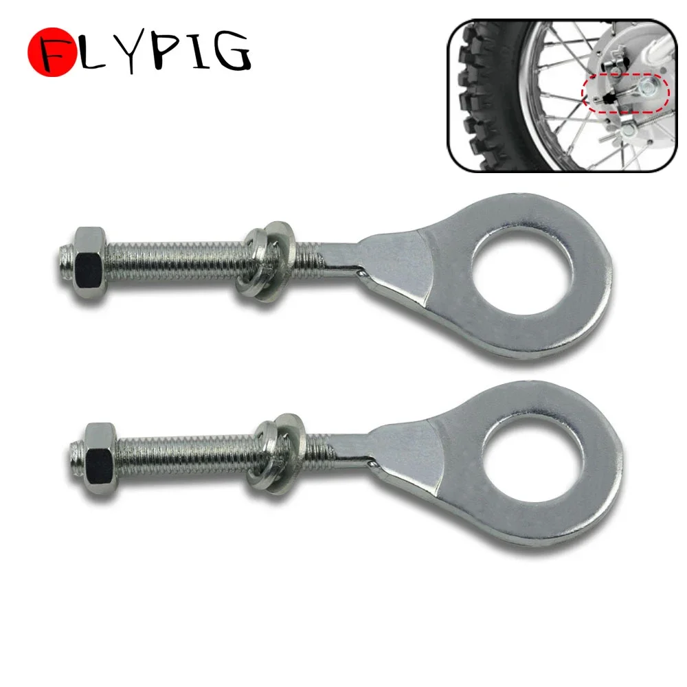 FLYPIG 2PCS 0.6inch 15mm Chain Wheel Axle Tensioner Adjusters for 110cc 125cc 140cc 150cc TAOTAO SUNL Dirt Pit ATV Quad Bike