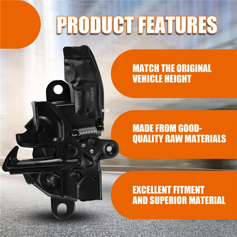 

Новый замок защелки капота автомобиля 5351006280 для Toyota Camry 2015-2017, замок капота, автомобильные аксессуары