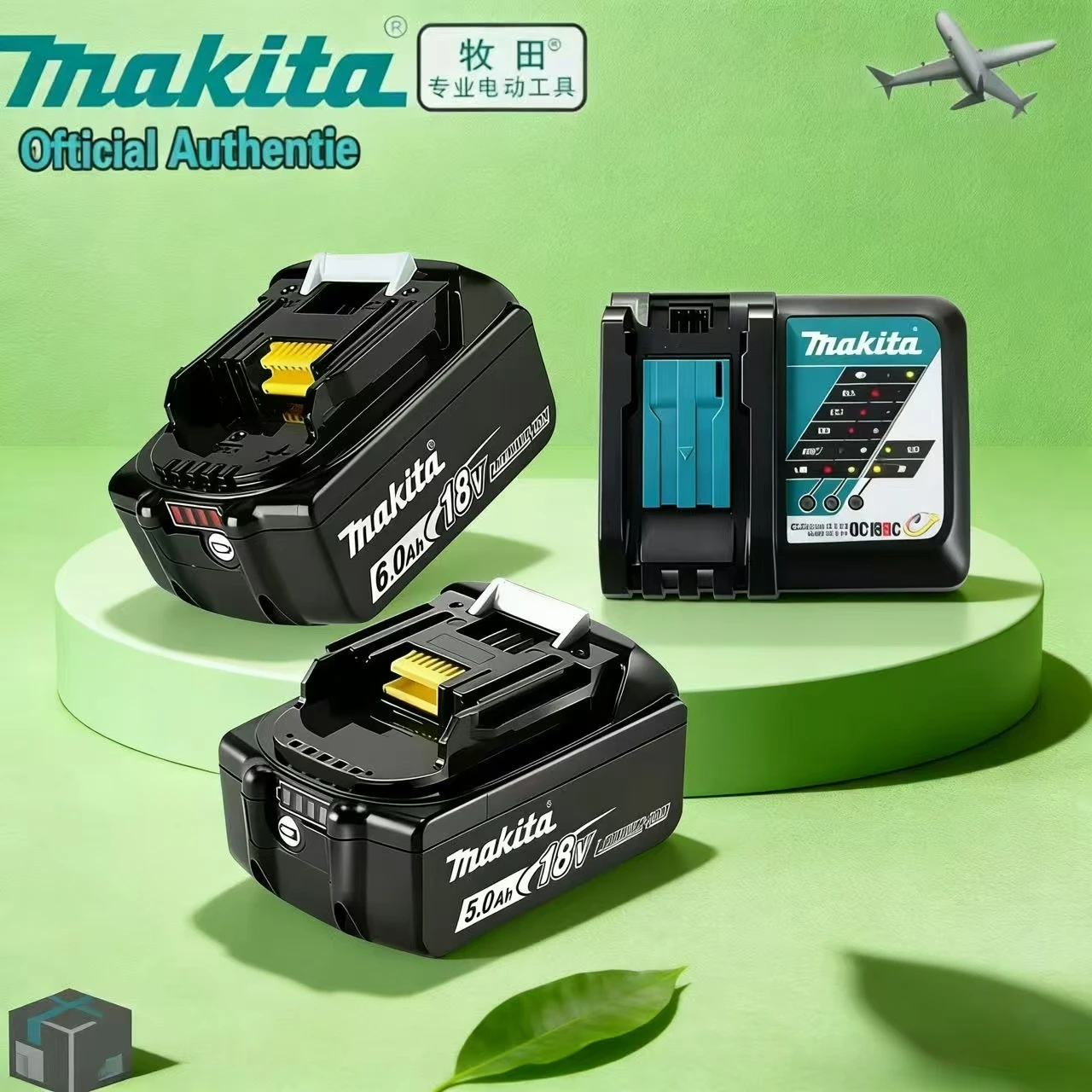 

Original Makita 18V Battery 6Ah, High Capacity Lithium-Ion Batterie Makita 18V, Compatible with 18V Makita Tools