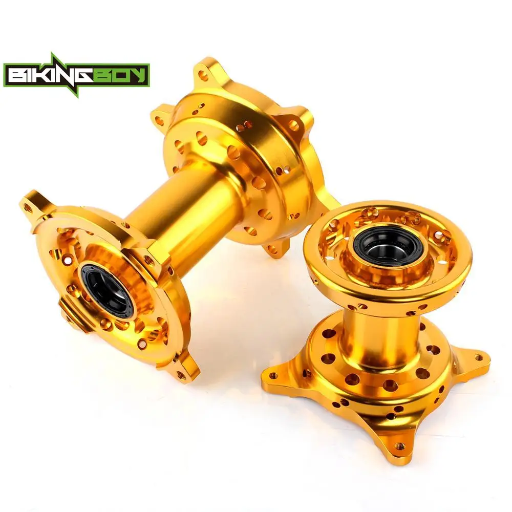 BIKINGBOY Front Rear Wheel Hub For Suzuki RMZ 250 07 08 09 10 11 12 13 14 15 16 17 18 19 20 21 22 23 RM-Z 450 05-23 06 36 Holes