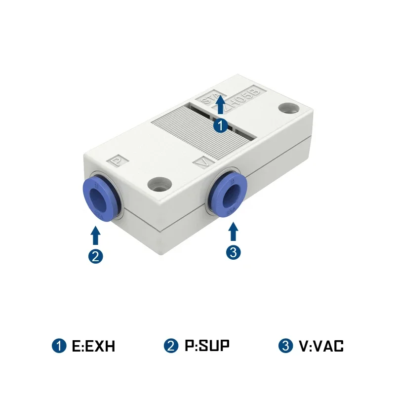 ZH Series Vacuum Ejector Box Type One-touch ZH05BS-06-06-06 ZH07BL-06-06-06 Screw-in ZH05BS-01-01-01 ZH13BS-01-02-02