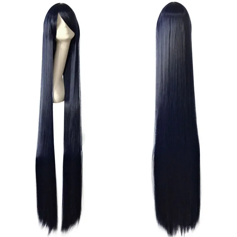 100cm Colourful Wig Long Staight Cosplay Anime Costume Party Wigs Synthetic Heat Resistant Wig