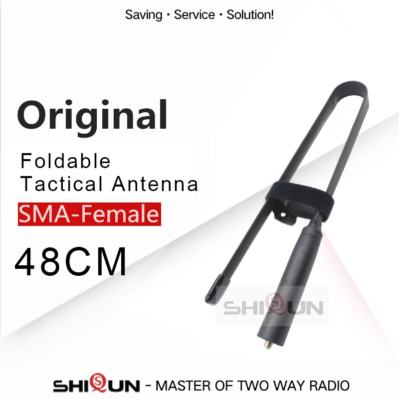 Baofeng Walkie Talkie CS Taktische Antenne UV-K5 Faltbare Antenne SMA-F VHF UHF UV-5R UV-82 UV-25M UV-16 UV-68 Pro Max Zubehör