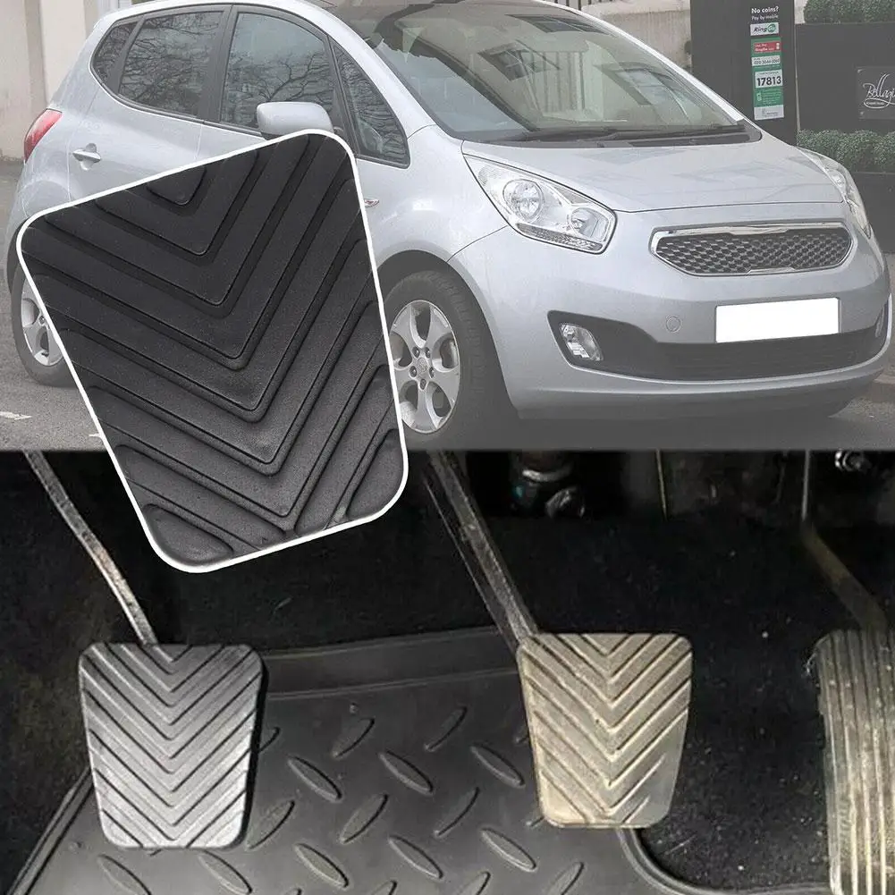 2pcs Brake Clutch Pedal Rubber Pad Cover Shock Absorber For Kia Sportage NB7 JE KM SL QL 2004 - 2019 For Hyundai Foot Pedal Pad