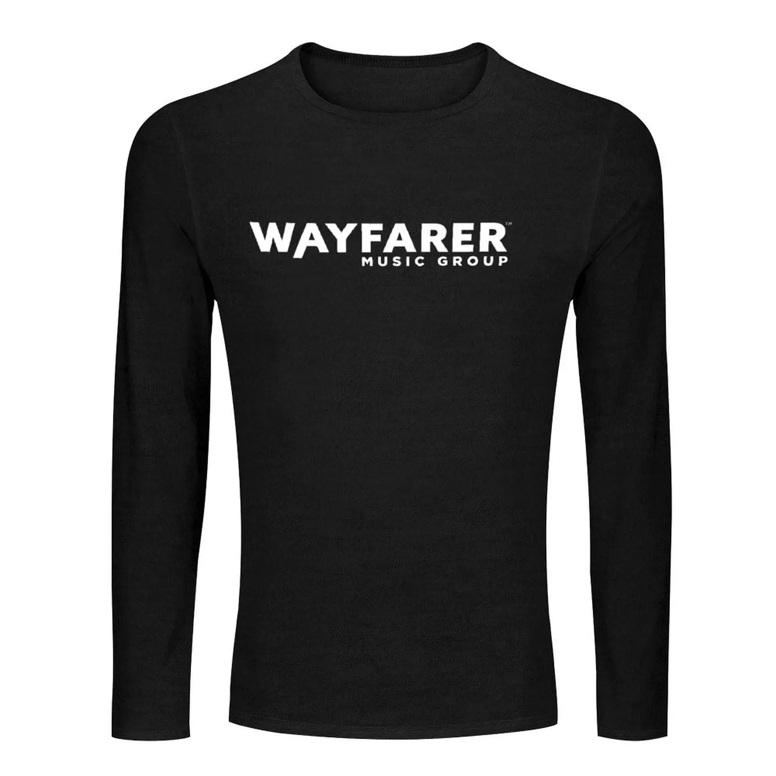 Wayfarer Music Group White Logo Long T-Shirt boys animal print shirt graphics t shirt fitted t shirts for men