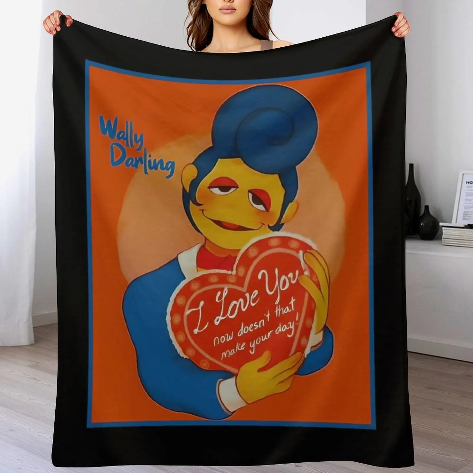

Wally Darling Throw Blanket Soft Plush Blanket as Housewarming Gift