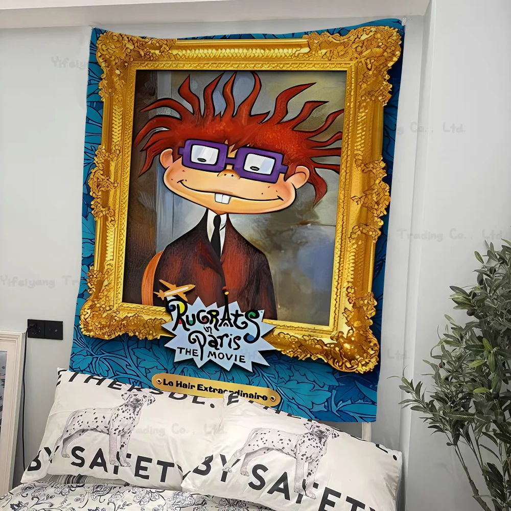 

Cartoon Children Rugrats Tapestry Art Printing Art Science Fiction Room Home Decor Wall Art Decor