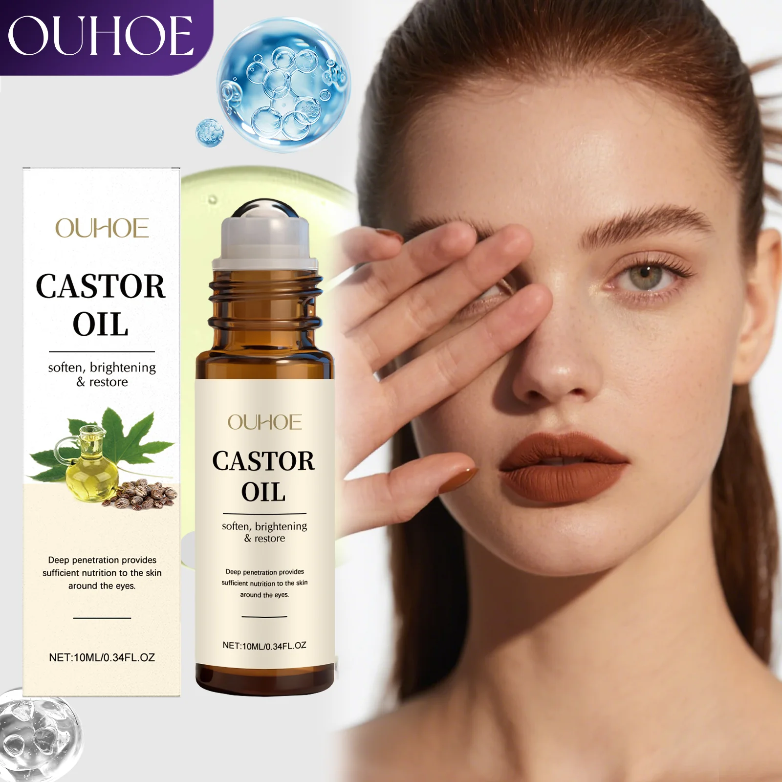 

Роликовое масло для глаз от темных кругов и отечности. Набор для ухода за зимней кожей с увлажняющим роликовым шариком. Лечение темных кругов.