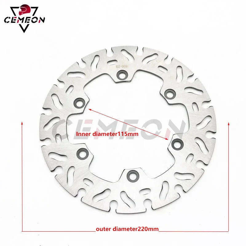 Motorcycle rear brake rotor brake disc For Yamaha YZ125 DT125 WR125 DT230 TTR250 DT200 DT230 WR200 TT600 YZ400 WR400
