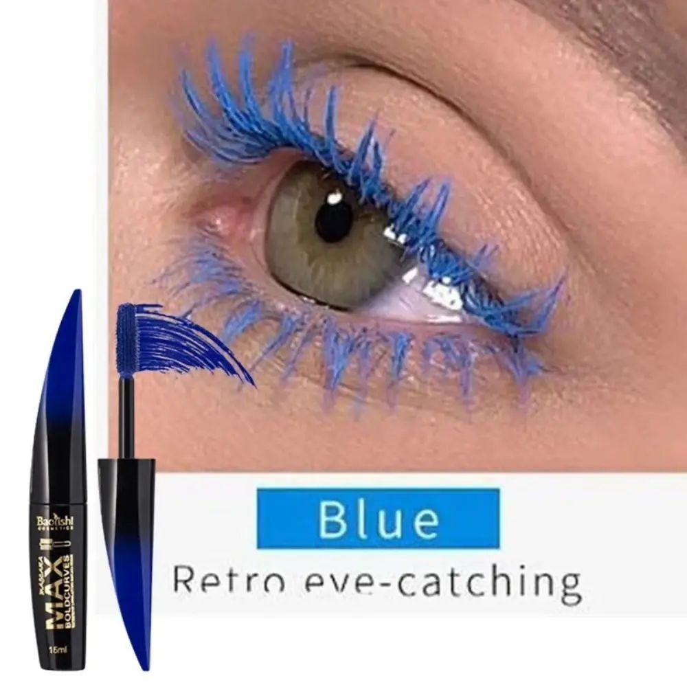 Waterdichte Make-Up Mascara Kleurrijke Wimperverlenging Kleurrijke Mascara Dikke Siliconenborstel Waterdichte Mascara Ogen