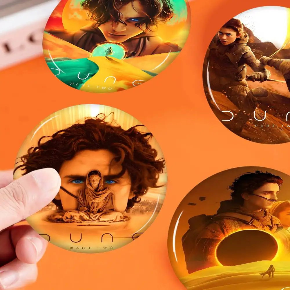 الكثبان الرملية جزء 2 2024 فيلم الخيال العلمي صفيح دبوس زر مخصص أنيمي دور المدرسة القديمة بروش الكرتون طوق شارة مجوهرات هدية المشجعين