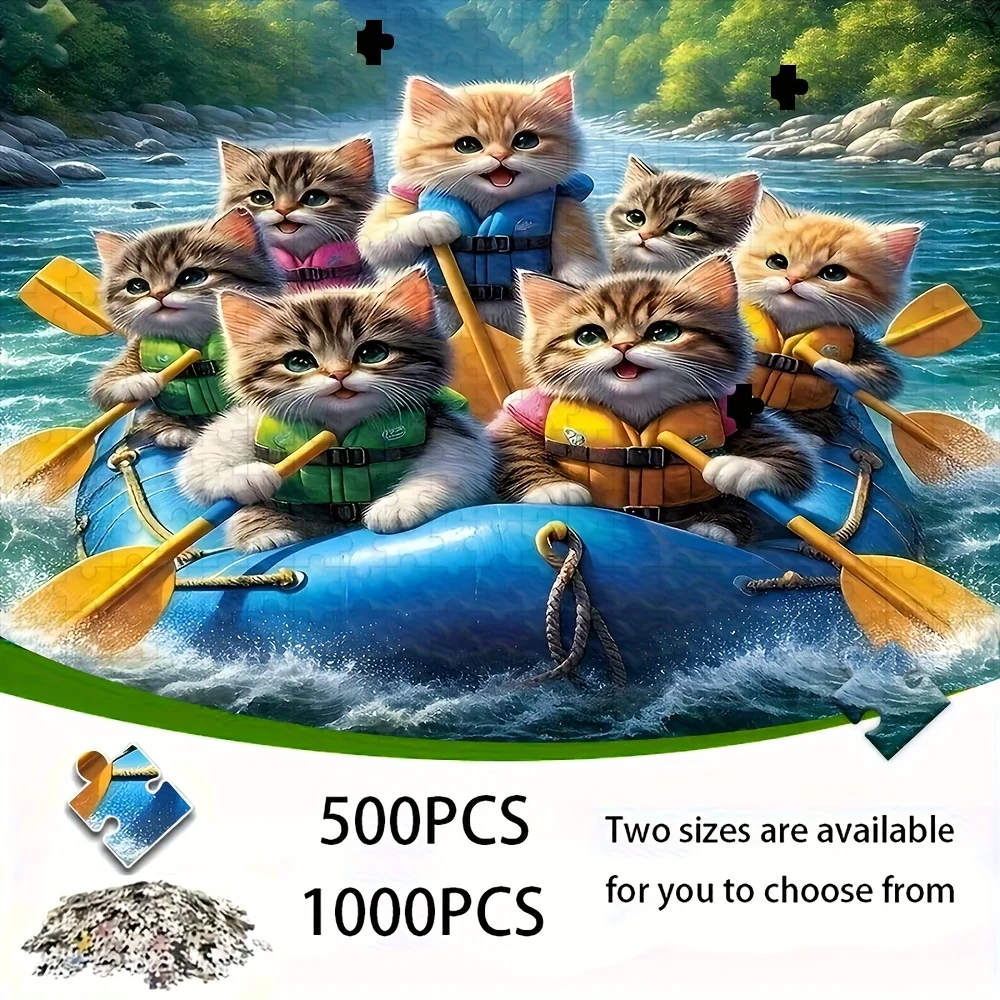 500/1000ピース 高品質 大人向けパズル |   ストレスを軽減する楽しい家族向けゲーム、誕生日、クリスマス、ハロウィーン、ギフトに最適です。