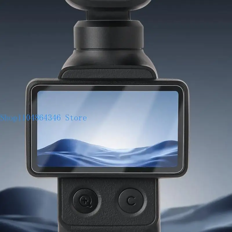 652F Clear Touches Screen Cover for Pocket4P/4/3 with Cleaning Wipe Cloth Sticker