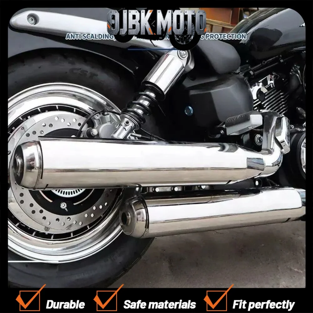 

【Perfect fit】For Lifan V400 Custom Exhaust Heat Shield V400 Anti-scalding Shield 304 Stainless Steel Exhaust Protective Shield