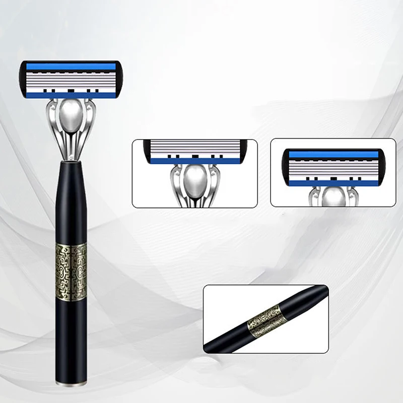 New Upgraded Razor Razor China Wind Manual Razor Razor Head Six Layers Of Original Razor Blades