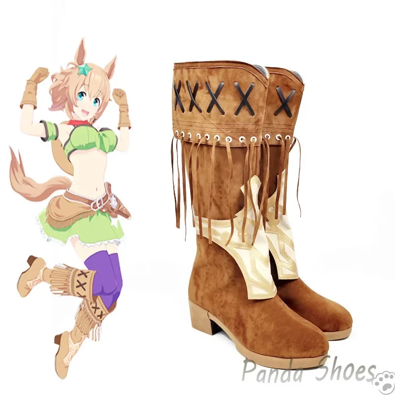 Umamusume Pretty Derby Taiki Shuttle Cosplay Shoes Anime Game Cos Boots Cosplay Costume Prop Shoes for Con Halloween Party