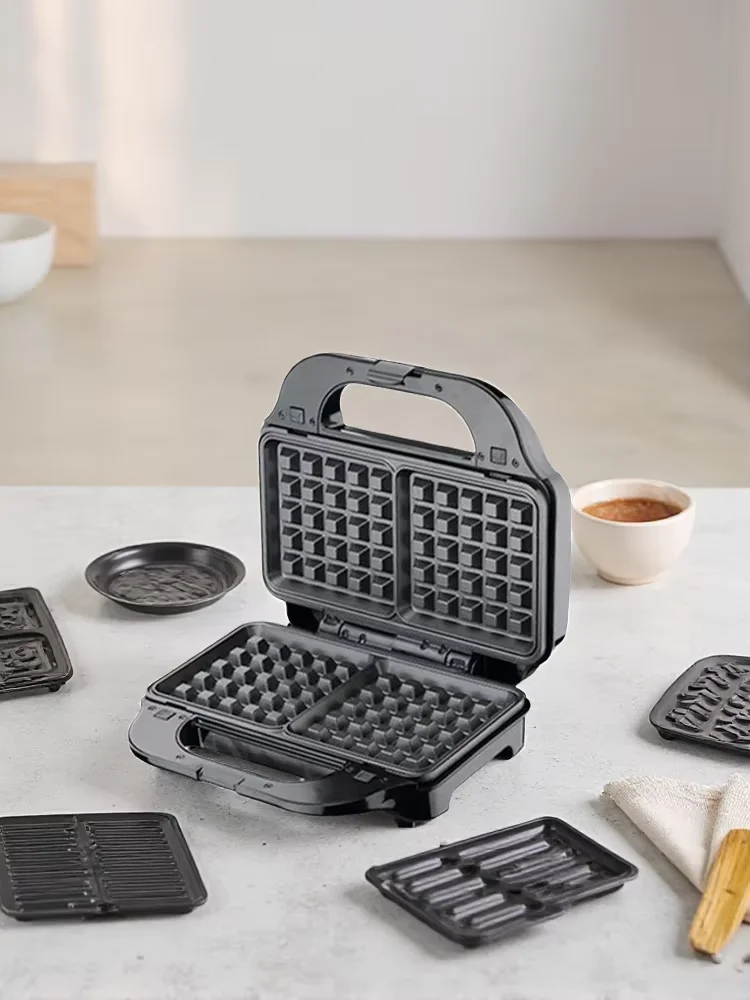 Mifanvers 220V Multifunction Waffle Maker Sandwich Toaster Breakfast Grill Pancake Machine Home Kitchen Appliance LYH