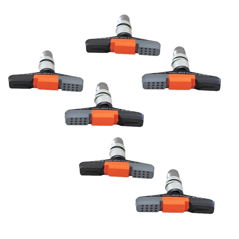3X BRAKCO plaquettes de frein de vélo 55Mm pour 14 pouces 16 pouces 18 pouces 20 pouces pliant Mini Velo vélo V frein pièces de vélo