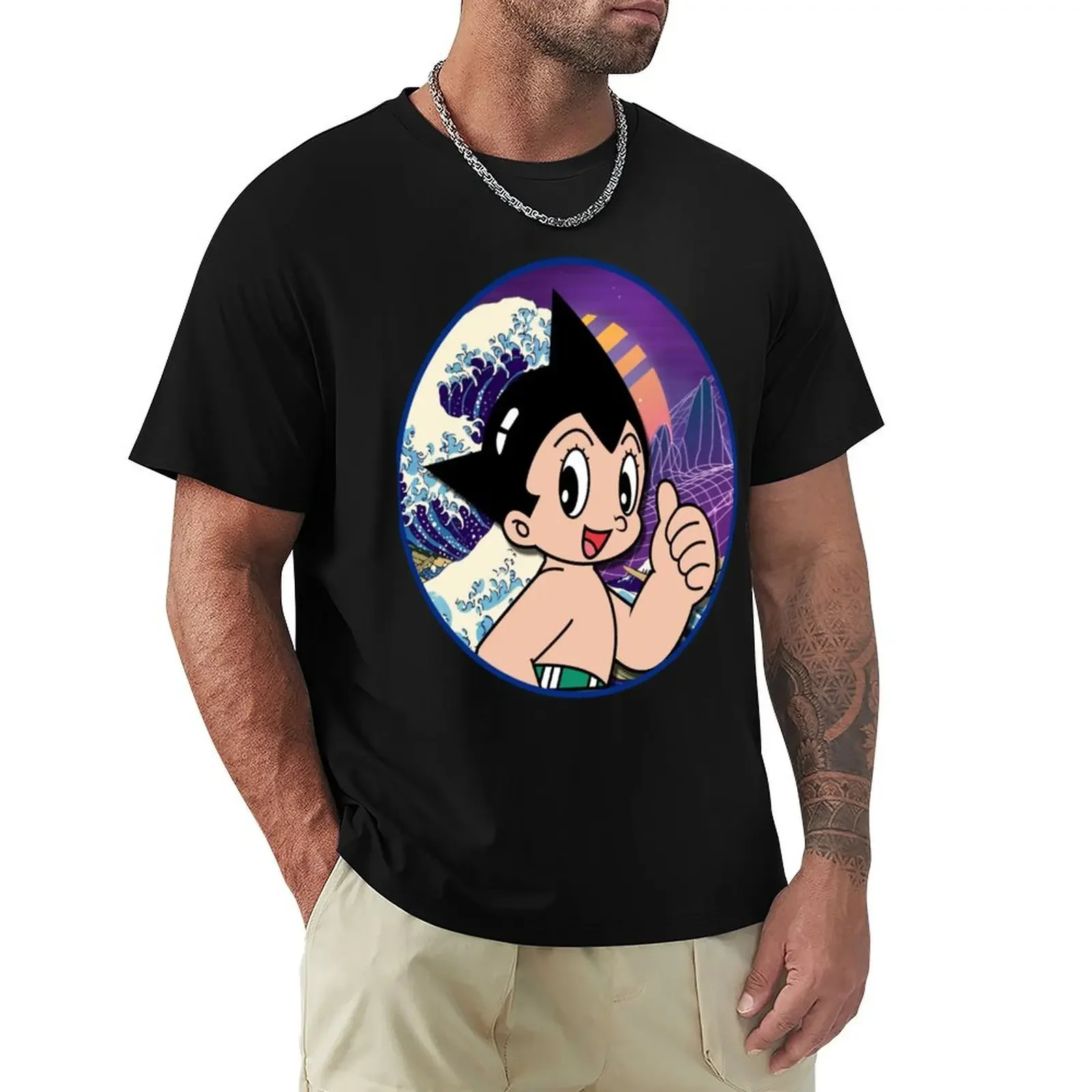 

astro boy classic anime T-Shirt anime sports fans heavyweights cute tops mens white t shirts manga vintage anime clothes summer