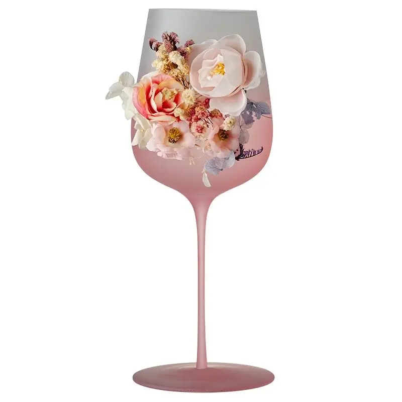 

Креативный высококачественный матовый стеклянный французский кубок, персонализированный матовый бытовой бокал для вина, чашка для сока