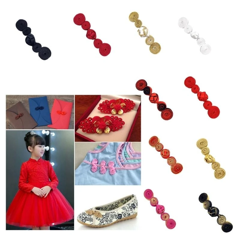 

R1WE Китайский Cheongsam Knot Blotons