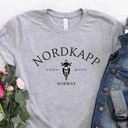 Nordkapp Shirt, Norway North Cape Tee, Nordic Clothes, Norge Soft and Comfortable T-shirt, Unisex