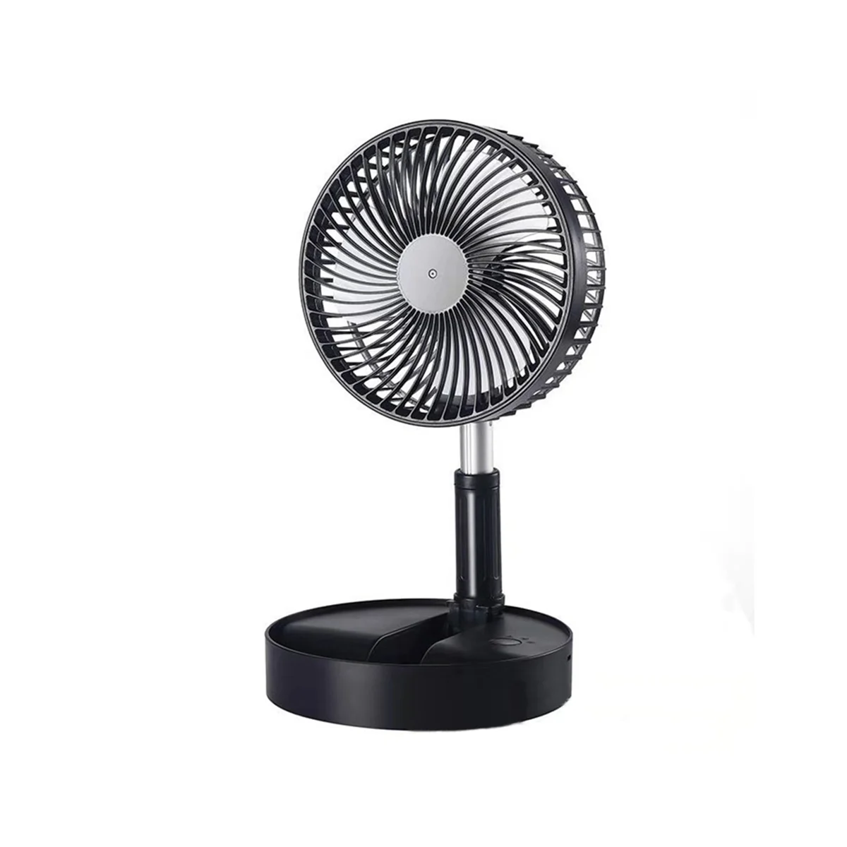 

7200MAh Portable Fan Rechargeable Mini Folding Telescopic Fan Low Noise Electric Cooling Fan for Outdoor Home A