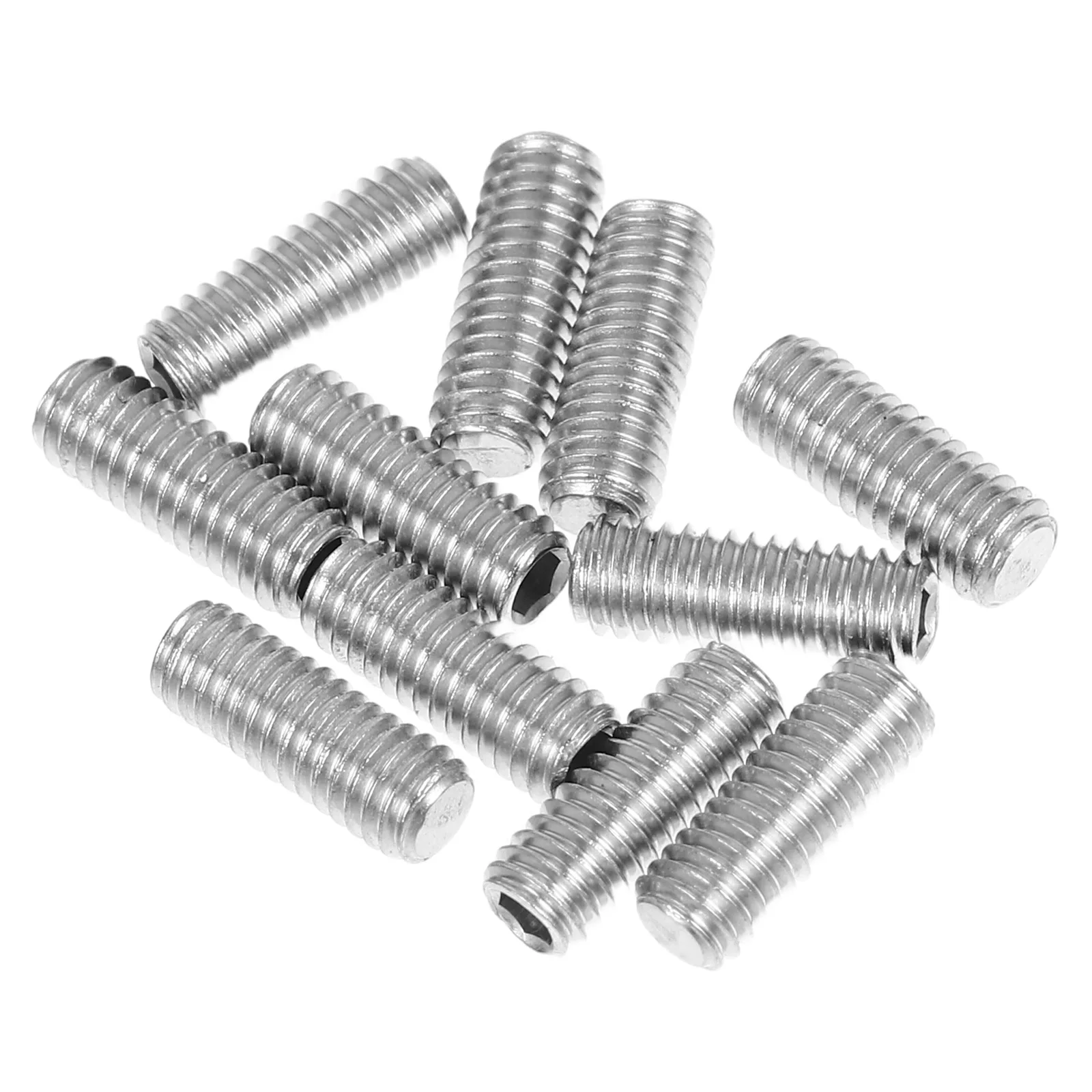 

12 Pcs Electric Guitar Nut Adjustment Tools Acoustic Saddle Diy Kit Bridge Metal Screws Hardware Parts Maintenance