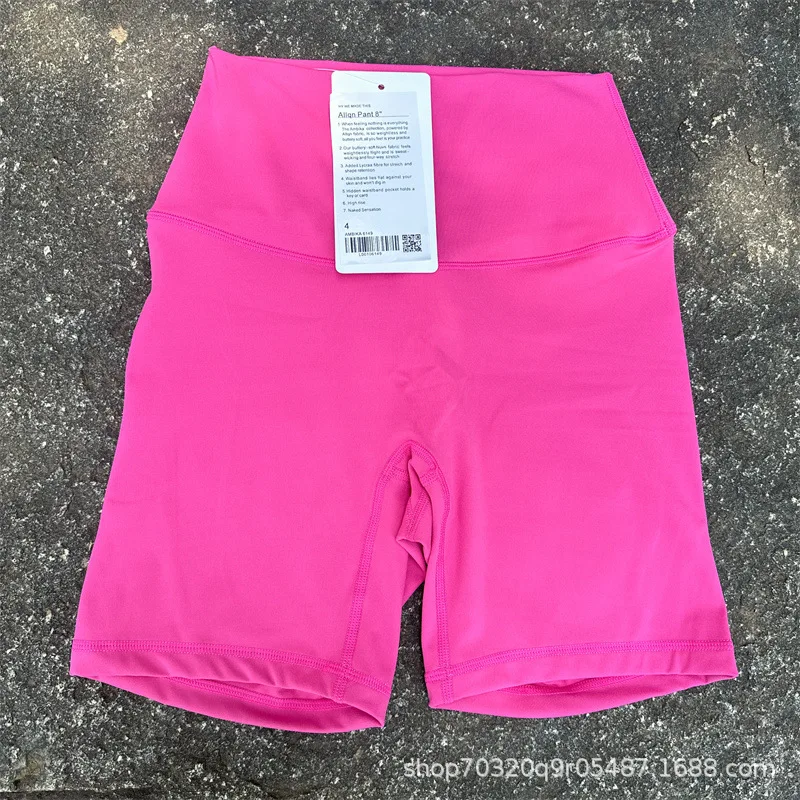 Solid Color Women High Waist Brushed Yoga Shorts High Stretch Workout Gym Tight Tummy Control Built In Pockets
