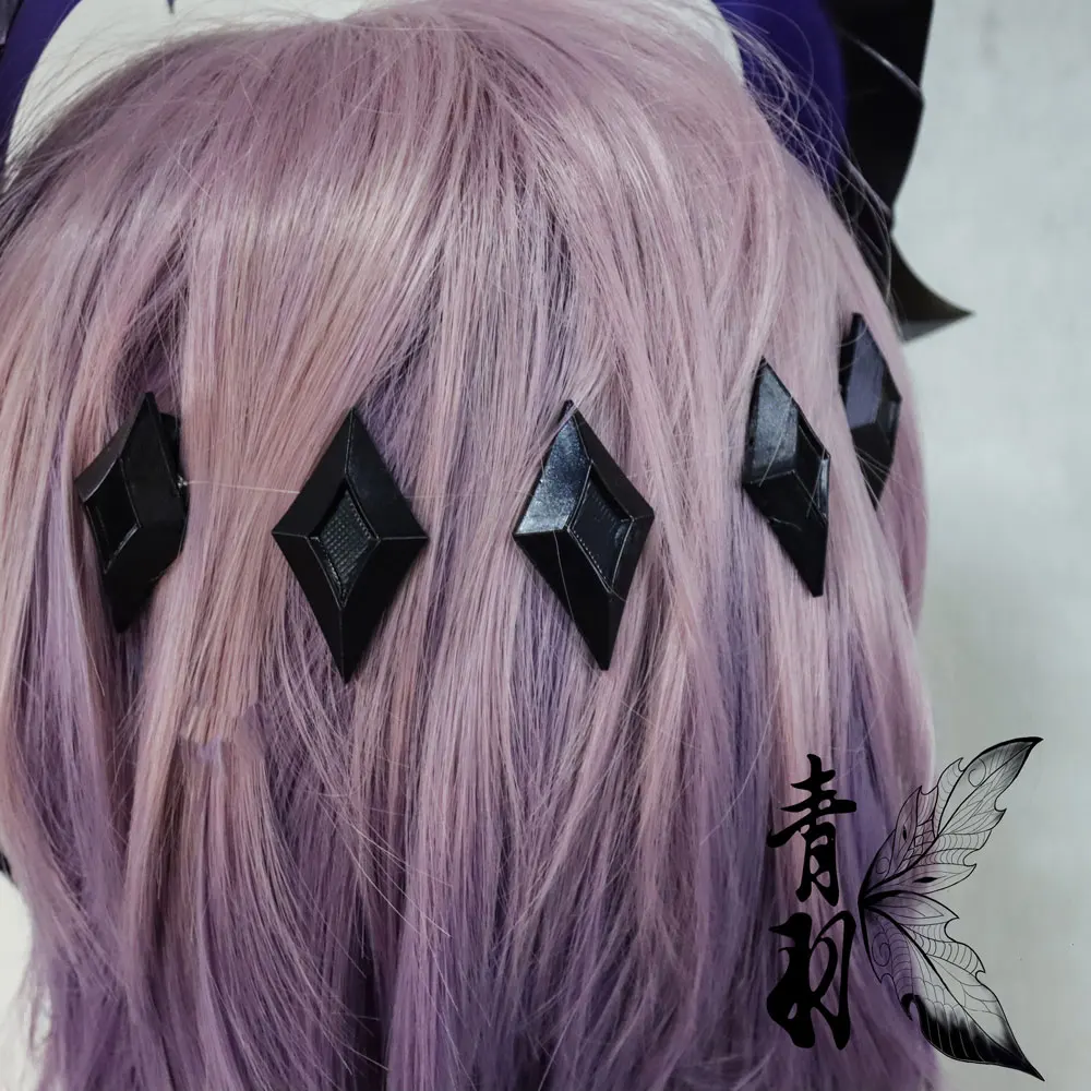 أنيمي لعبة جينشين إمباكت دورين تأثيري أغطية الرأس PLA قرون الدعائم الرجال النساء هالوين حفلة كرنفال لعب الأدوار الملحقات