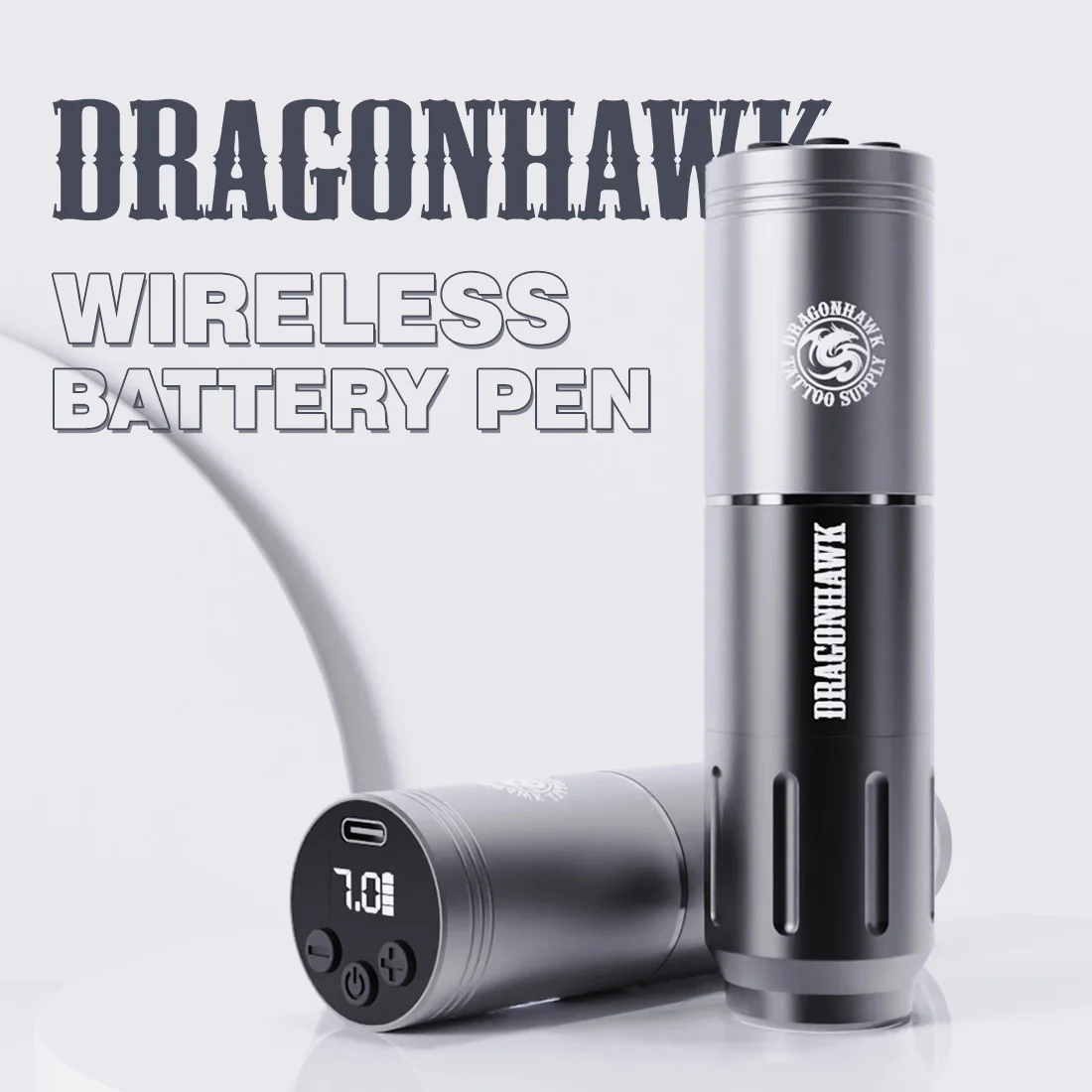 

Dragonhawk A1 3.5mm Stroke Wireless Rotary Tattoo Machine 1600mAh Large Battery Capacity Permanent Makeup PMU Machine