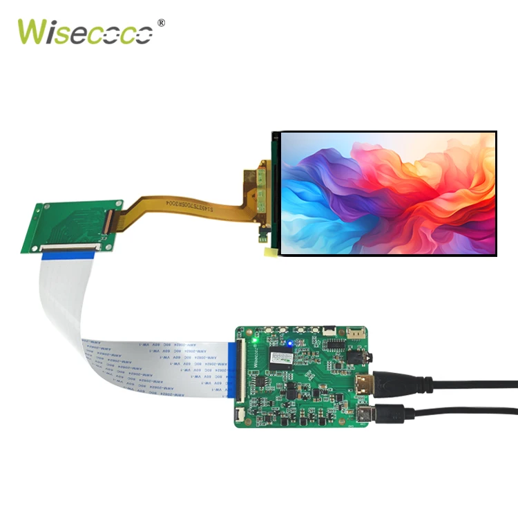 Wisecoco 5.5 Inch 2560x1440 Landscape IPS 60HZ LCD Screen With Driver Board Support Raspberry Pi PS4/5 Game Console TV Box PC