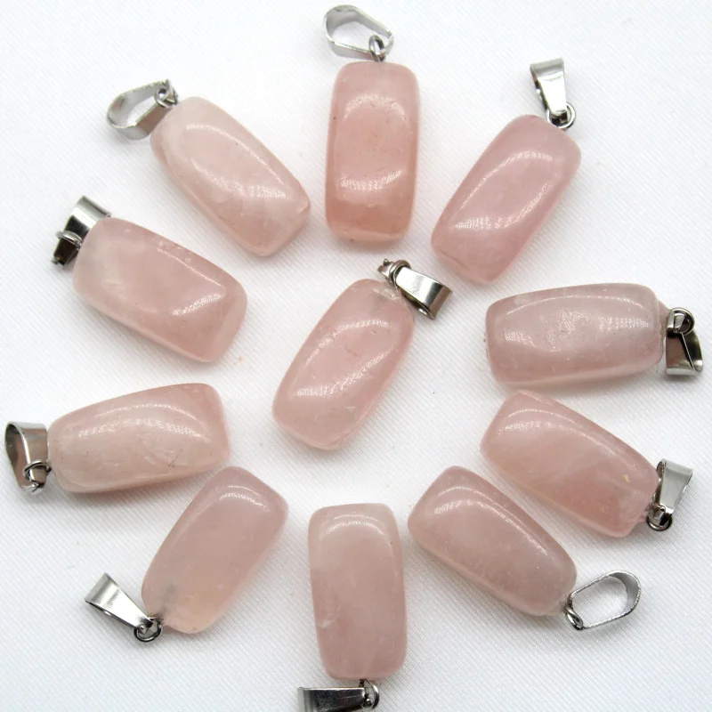 36pcs/lot Bulk Wholesale Irregular Natural Crystal Quartz Stone Pendant For Jewelry Making Necklace Healing Chakra Pendants DIY