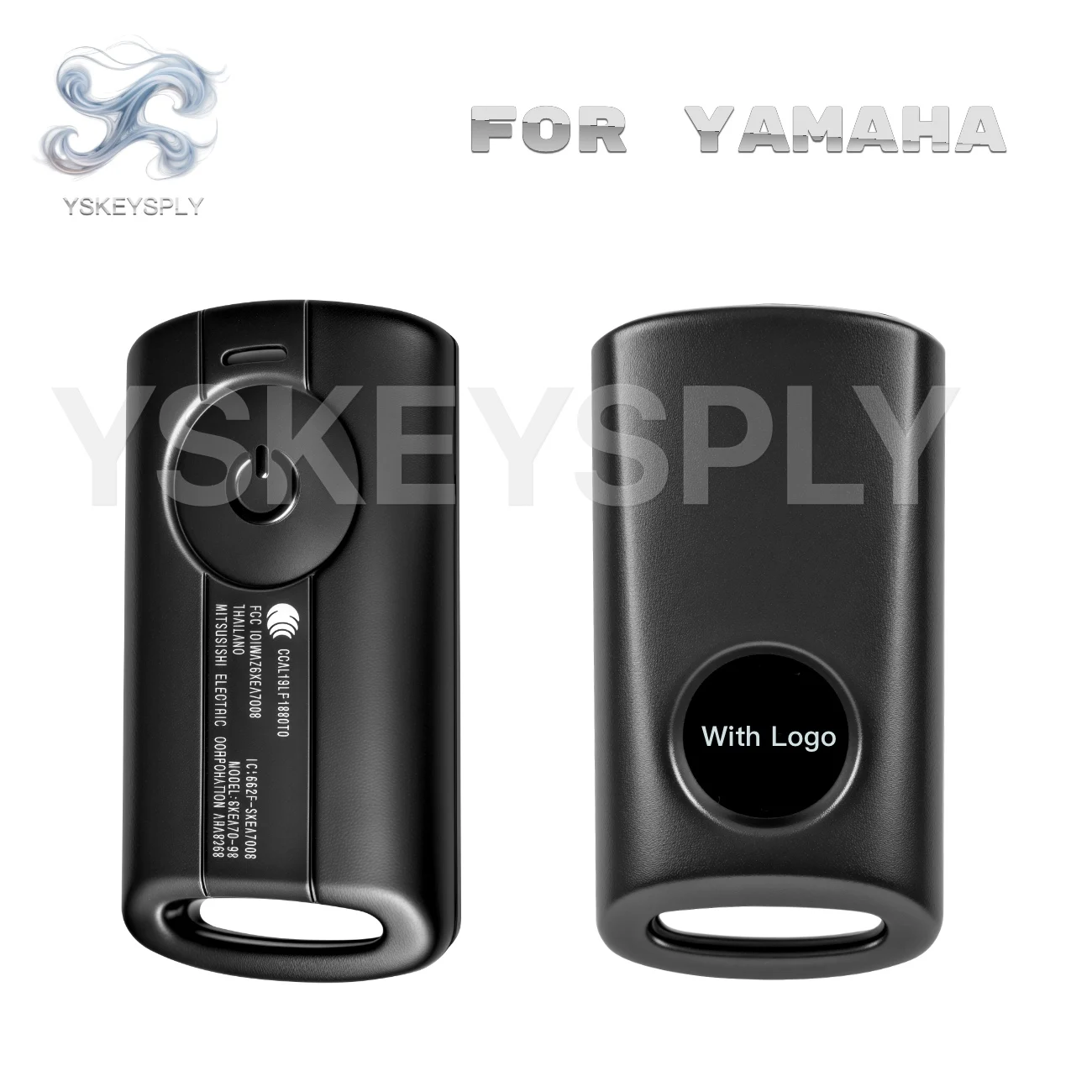 For Yamaha Motorcycle Smart Key Fits NVX NVX155 XMAX XMAX300 QBIX AEROX JAUNS ID49 Chip 315/433MHz Remote Key New Type