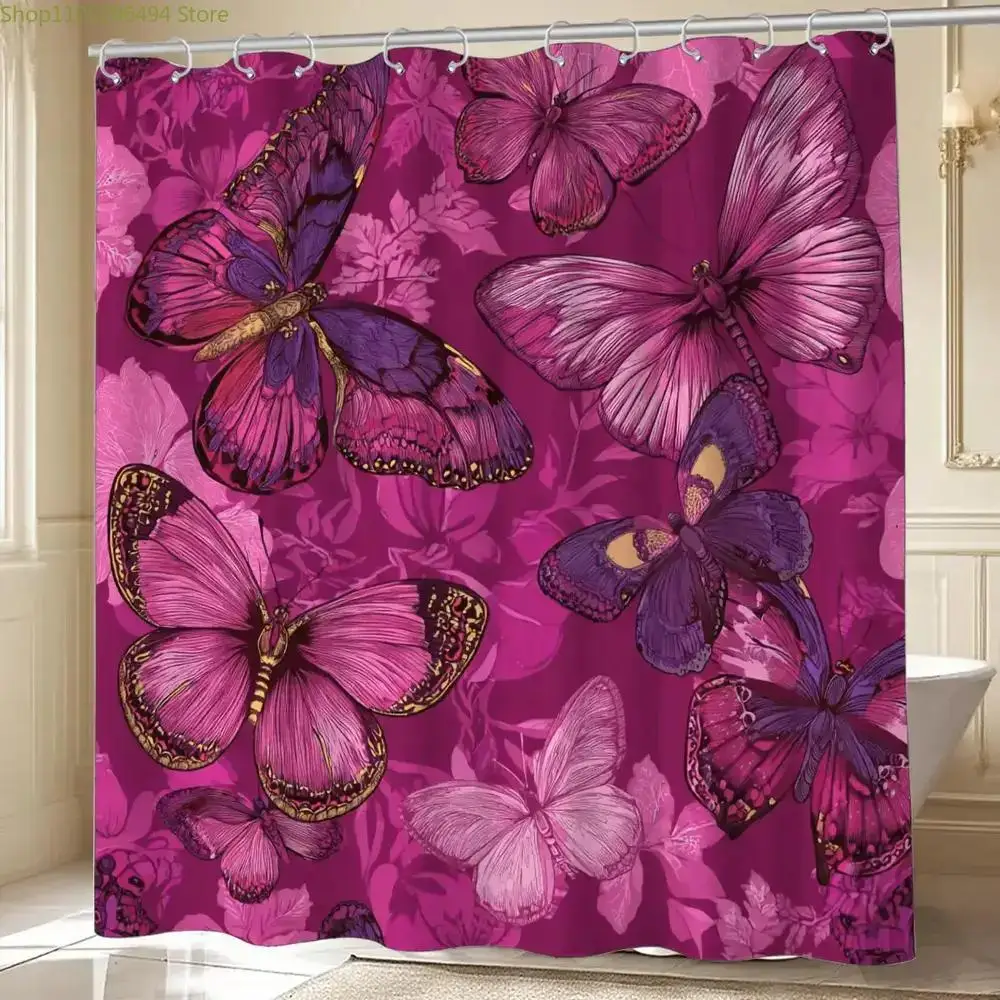 

Шторка для душа в ванную комнату, посвященная годовщине свадьбы, в комплекте 12 крючков, размер 70,87*70,87 дюймов, идеально подходит для дома.