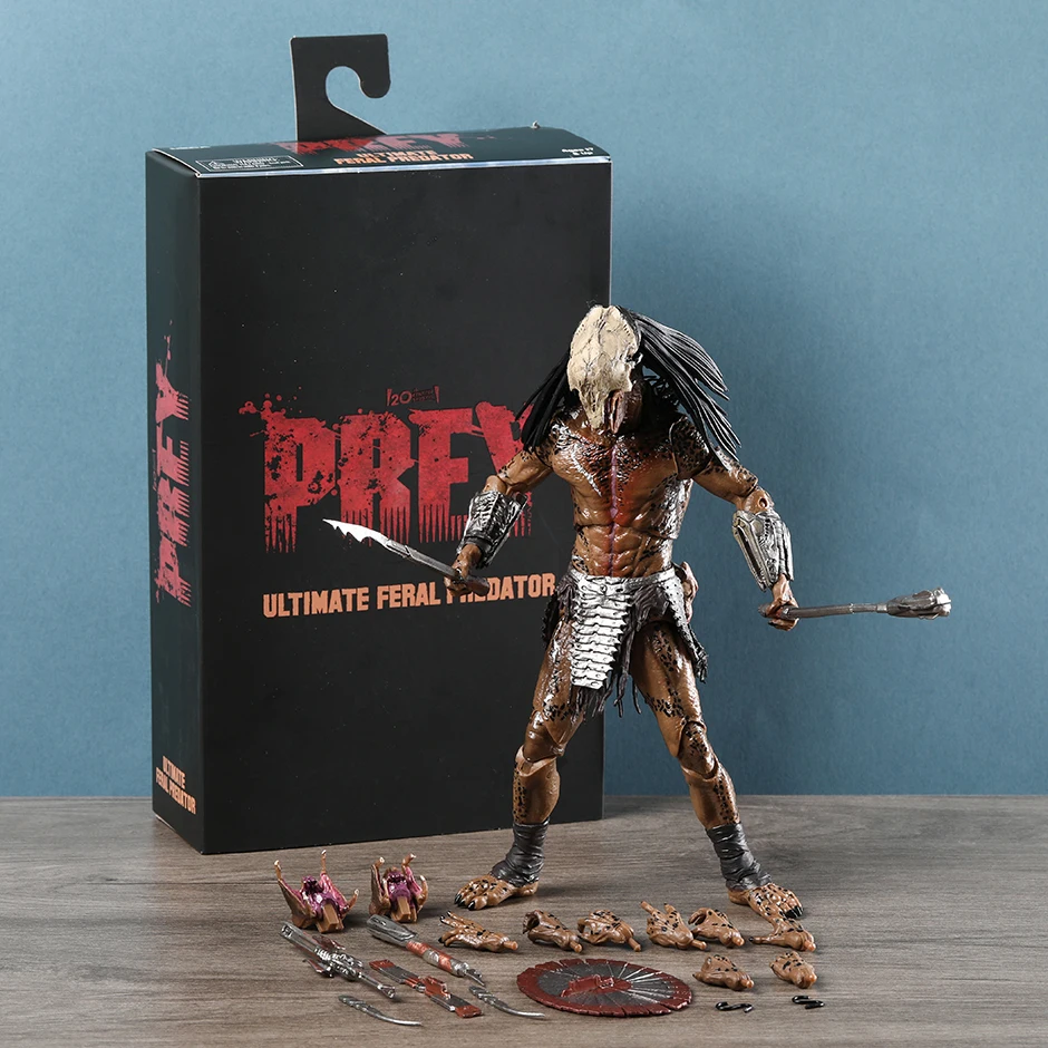 NECA Prey Ultimate Feral Predator Collection Action Figure Toy Decoration Model