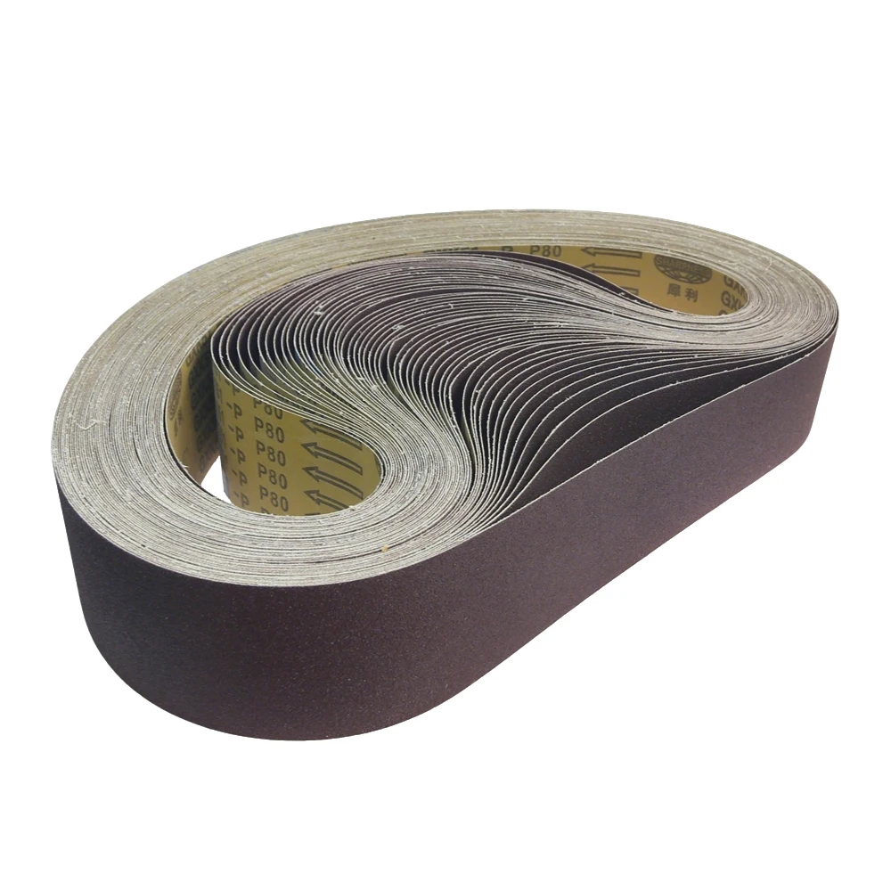 

50 шт./упак. абразивные шлифовальные ленты AO 1220 x 75 мм P60 P80 P120 для шлифовки дерева и мягких металлов