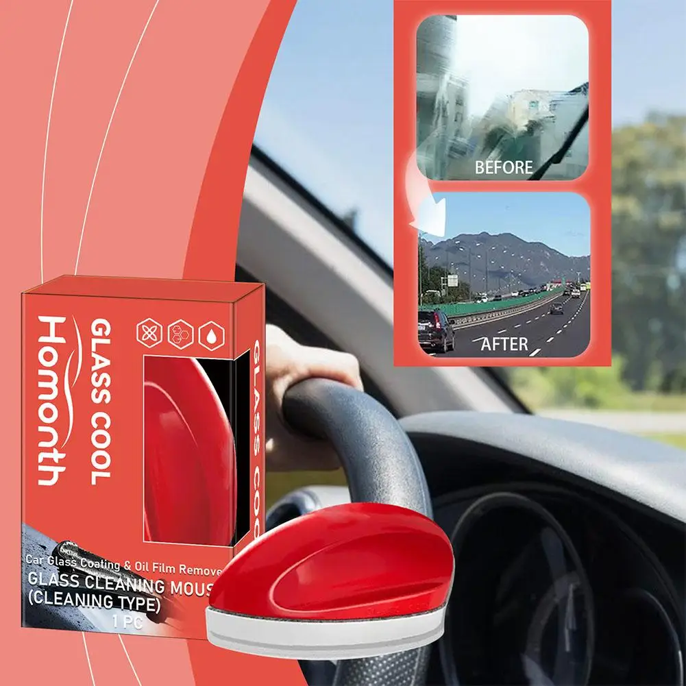 1/2/3 Pcs Car Glass Oil Film Removal Agent Concentrated Water Repellent Stain Remove Windscreen Oil Film Car Clean Set