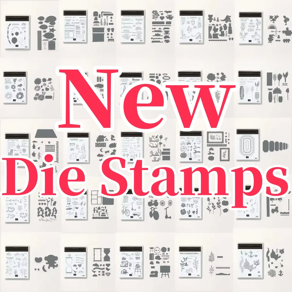 

Birthday Animal Flowers Clear Stamps and Metal Cutting Dies for Diy Molds Scrapbooking Supplies Paper 2025 New
