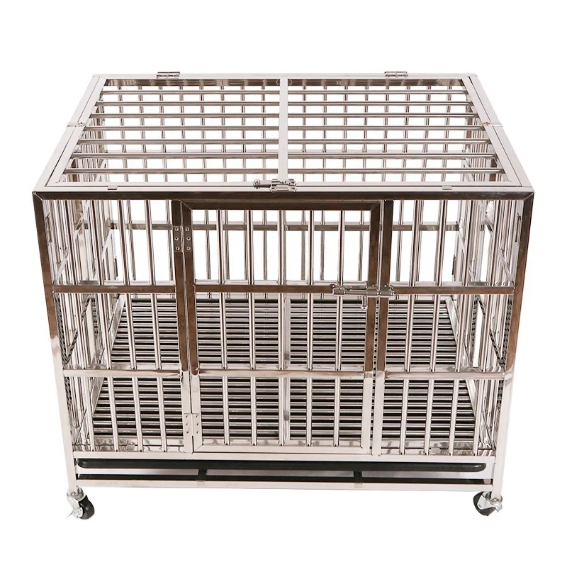 Factory Directly Wholesale Pet Supply Dog Cages, Crates Stainless Steel BXB-101-78 China Durable Belt Solid Sustainable