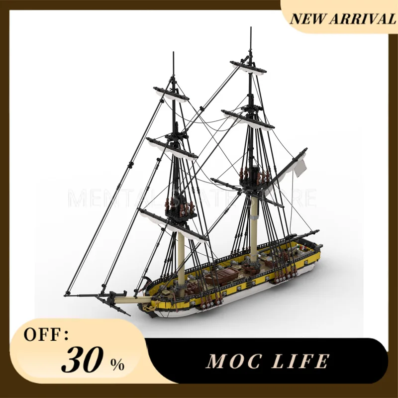 

[2963 шт.] индивидуальный набор креативных строительных блоков MOC HMS Otter STEM, развивающие игрушки, комплект строительной модели «сделай сам», подарки на день рождения