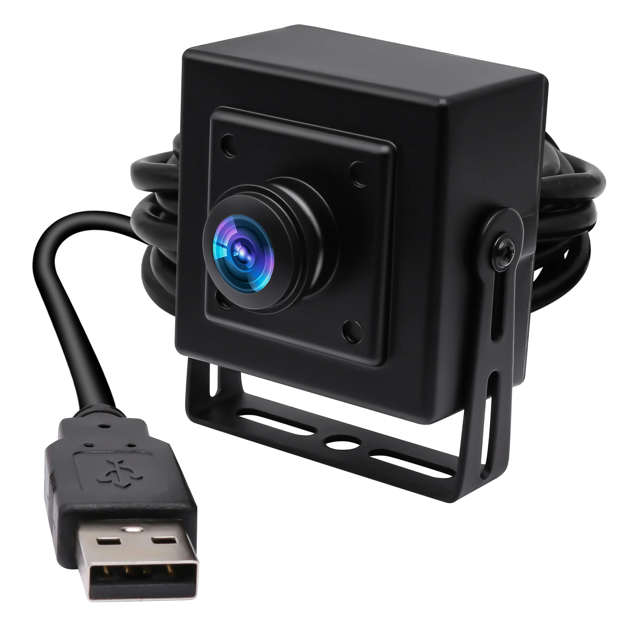 0.01Lux Low Light 1080P USB Camera Fisheye Lens IMX323 Mini USB Embedded Webcam for Live Video Call Conference Machine Tools